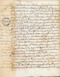 Document (Titre nouvel de concession de terre à Chambly, par Madame d'Youville, administratrice du bien des pauvres de l'Hôpital Général, en faveur de Charles Lagu dit Sanscartier)