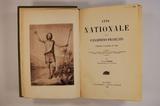 Livre (Fête nationale des Canadiens-français, célébrée à Québec en 1880 : histoire, discours, rapports, statistiques, documents, messe, procession, banquet, convention (Exemplaire II)). Page de garde