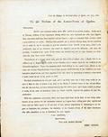 Document (Manifeste politique aux électeurs de la basse-ville)