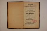 Livre (Mémoire de Xavier Malhiot, écuyer, membre de l'Assemblée du Bas-Canada, sur sa destitution par Lord Dalhousie, en juin 1828 de la place de lieutenant-colonel dans la milice du comté de Surrey). Page de titre