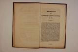 Livre (Mémoire de Xavier Malhiot, écuyer, membre de l'Assemblée du Bas-Canada, sur sa destitution par Lord Dalhousie, en juin 1828 de la place de lieutenant-colonel dans la milice du comté de Surrey). Intérieur de l'imprimé