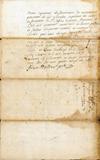 Document (Vente de propriété par Jean Martinet de Fonblanche à Antoine Pacaud)