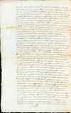 Document (Concession de terre, 3 arpents par 40, à la côte de Plaisance, par Madeleine Laperrière, femme de Claude Pécaudy de Contrecoeur à François Geoffroy dit Messier)