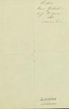 Document (Lettre de M. Pelletier à L. J. Prégen, demandant l'autorisation du bureau de direction de l'Institut canadien pour une lecture de M. Doutre)