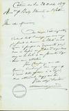 Document (Lettre de G. R. de Beaujeu à G. Baby)
