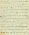 Document (Lettre de Joseph Cartier à Joseph Masson)