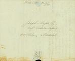 Document (Lettre de Joseph Cartier à Joseph Masson)