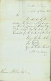 Document (Lettre de A.W. Cochran à Thos. McCord)