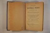 Livre (History of the Montreal prison from A.D. 1784 to A.D. 1886 : containing a complete record of the troubles of 1837-1838, burning of the Parliament Buildings, in 1849, St. Alban's raiders 1864; the two Fenian raids of 1866 and 1870, and a chronological digest of all the principal events for the past hundred years). Page de titre