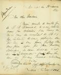 Document (Lettre de L. T. Drummond à H. Guy)