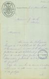 Document (Lettre de J. Duhamel à George Baby)