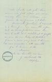 Document (Lettre de J. Duhamel à George Baby)
