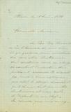 Document (Lettre de Duhamel à George Baby)