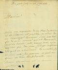 Document (Lettre de De Gaspé à Baby)