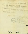 Document (Lettre de De Gaspé à Baby)