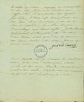 Document (Lettre de Dame Giard-Cerré à Mme P. L. Panet)