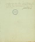 Document (Lettre de dame Giard-Cerré à P. L. Panet)