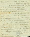 Document (Lettre de Alex. Mackenzie à T. Thain et P. de Rocheblave)