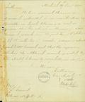 Document (Lettre de John McGill à Samuel Gerrard)