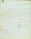 Document (Lettre de Peter McGill à Louis Guy)
