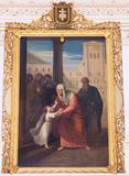 Peinture (Sainte Anne visitant la Vierge au temple)