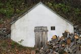 Caveau à légumes. Vue avant