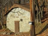 Caveau à légumes. Vue d'angle