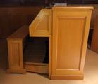 Orgue. Vue générale (console)