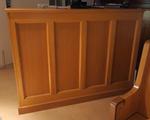 Orgue. Vue arrière (console)