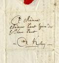 Document (Lettre de Jean-Gabriel Cerré à Madame P. L. Panet)