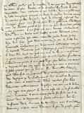 Document (Lettre de Jean-Gabriel Cerré à Madame P. L. Panet)