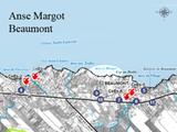 Site de villégiature de l'anse à Margot. Carte des biens du patrimoine