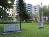 Monument de militaires honorés par le gouvernement du Canada. Vue d'ensemble