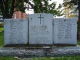 Monument de militaires honorés par le gouvernement du Canada