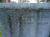 Monument de militaires honorés par le gouvernement du Canada