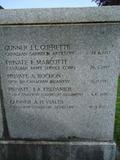 Monument de militaires honorés par le gouvernement du Canada