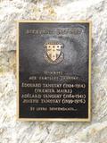 Plaque des familles Tanguay. Vue de détail