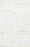 Lettre de Marie-Cordélia Baby à Louis-François-Georges Baby, page 1