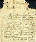 Lettre de André de Chavigny de Lachevrotière à Eustache Soupras, page 1