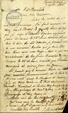 Lettre de John Macdonell à J. D. Bernard, page 1