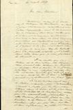 Lettre de Frédéric-Auguste Quesnel à François-Antoine Larocque, page 1