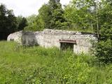 Site patrimonial du Fort-de-Beaumont. Vue arrière latérale de la structure ouest