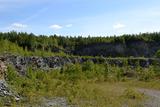 Mine Montréal-Broughton. Vue générale du puits d'exploitation