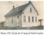 École de rang. Vue d'angle