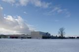 Usine Goodyear. Vue générale, vue d'angle (2014).