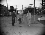Complexe industriel de la Merck & Co. Photo soulignant la fermeture de l'usine (1960).