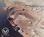 Port de Valleyfield. Vue aérienne du Port de Valleyfield (1991).