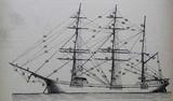 Épave du présumé Argo. Illustration d'une barque.
