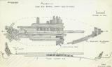 Épave d'Aguanish. Plan des vestiges.