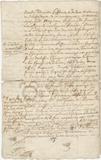 Document (Devis et marché de la Redoute qui est a faire Sur Le Cap au diamant pour la deffence de la Ville de Quebec)